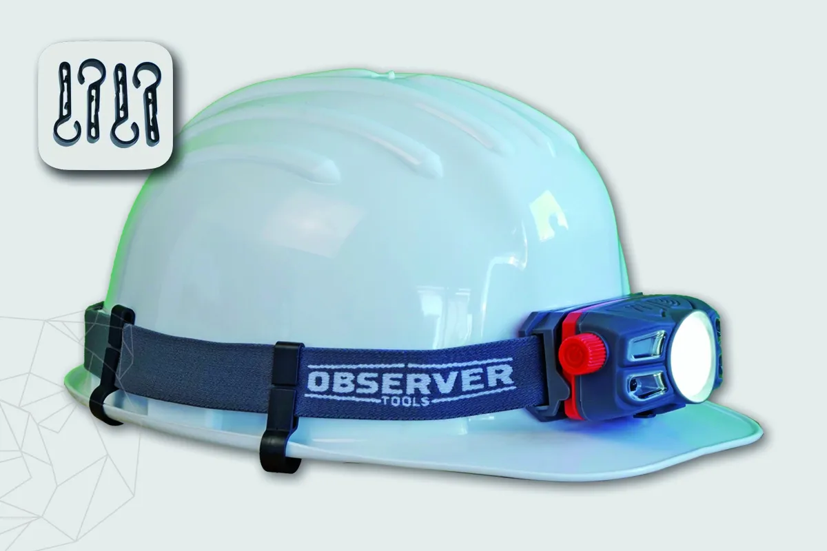 Faro ricaricabile OBS-HL350 | Fari anteriori | Observer Tools