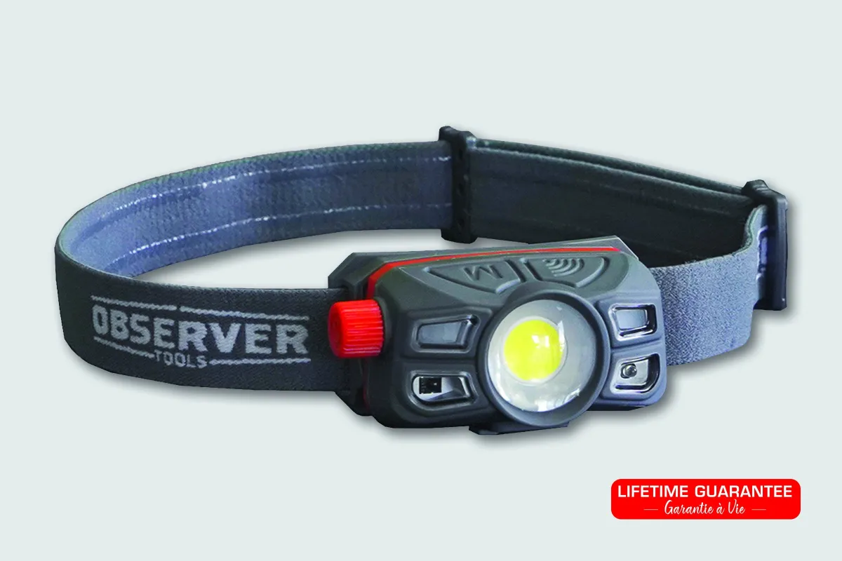 Faro ricaricabile OBS-HL350 | Fari anteriori | Observer Tools
