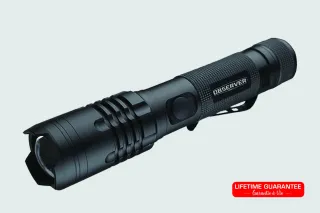 Torcia tattica a LED ricaricabile da 1200 lm - USB e Power Bank FL1000 | Torce elettriche e penne luminose | Observer Tools