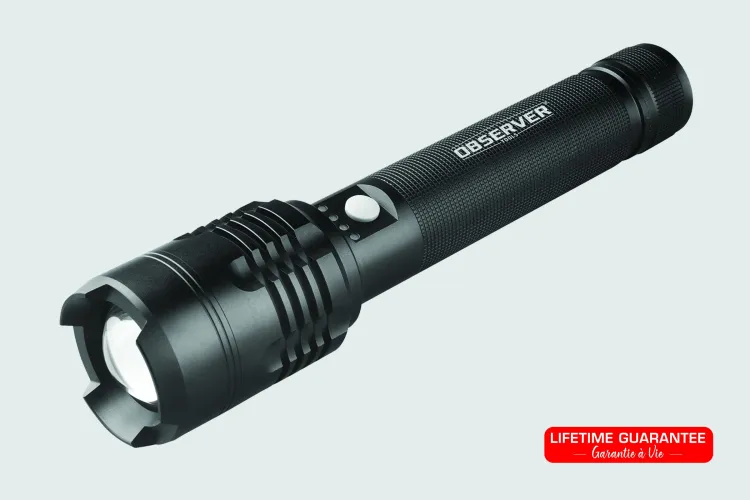 Potente torcia a fascio ampio da 4000 lumen OBS-FL4 - Potente | Observer Tools