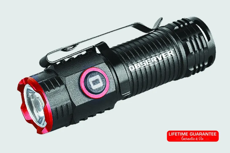 Torcia mini ricaricabile ultracompatta OBS-FL3 da 1000 lumen - Potente e compatta | Observer Tools
