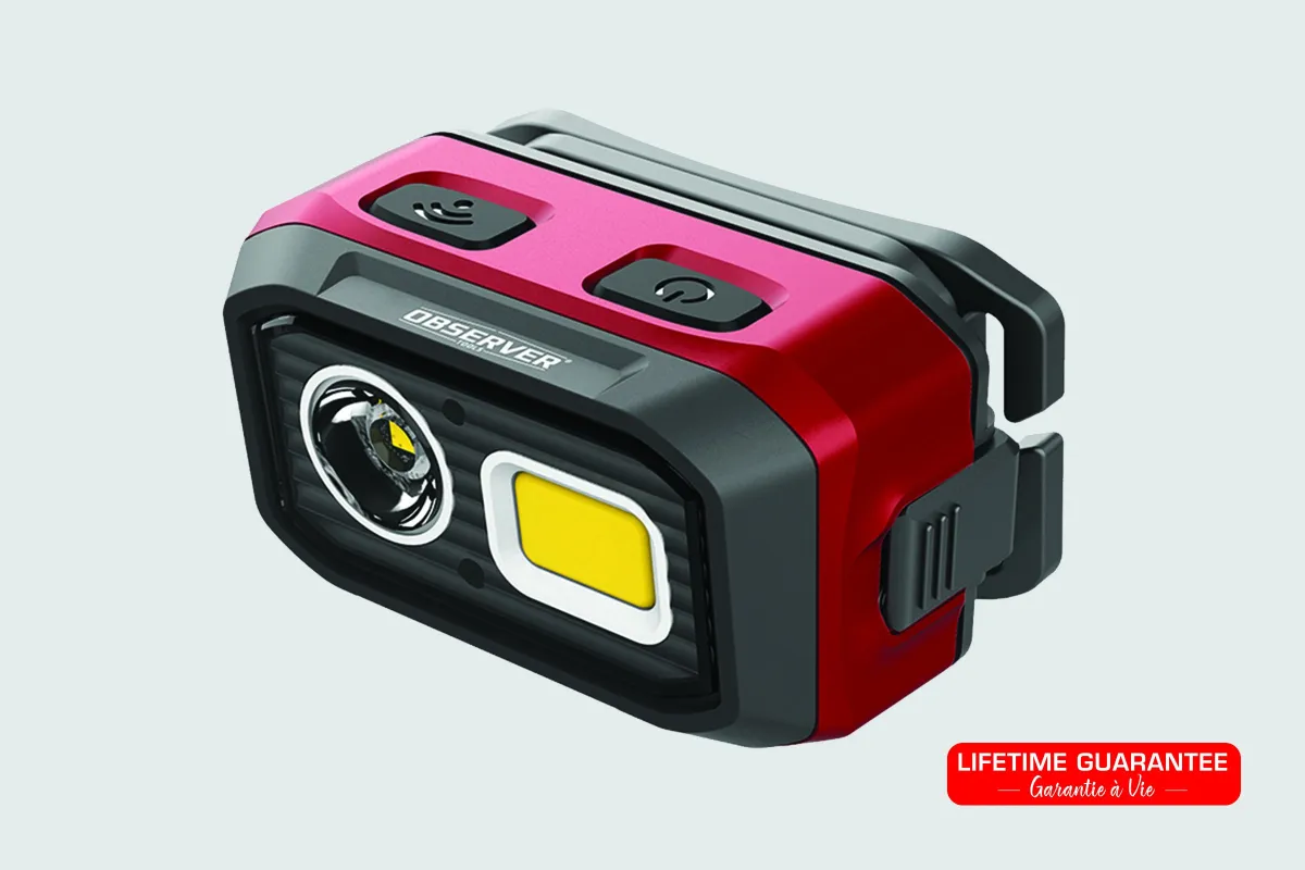 Lampada da collo ricaricabile OBS-HL2 - Potente | Observer Tools