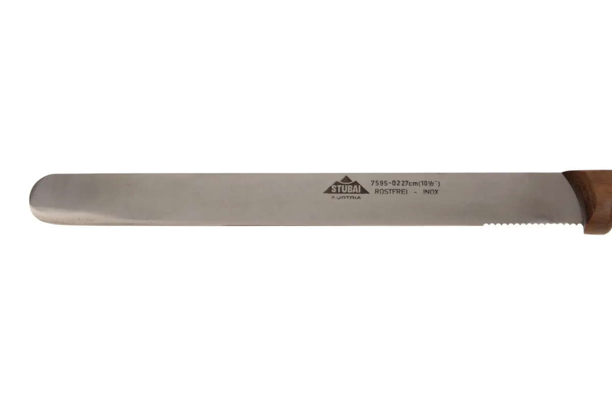 N. 7595 Coltello per prosciutto e affettare, rotondo 7595 02 | Macellaio | Stubai