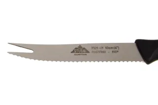 Coltello per pomodori seghettato n. 7521, 2 punte 7521 01 | Coltello da cucina | Stubai