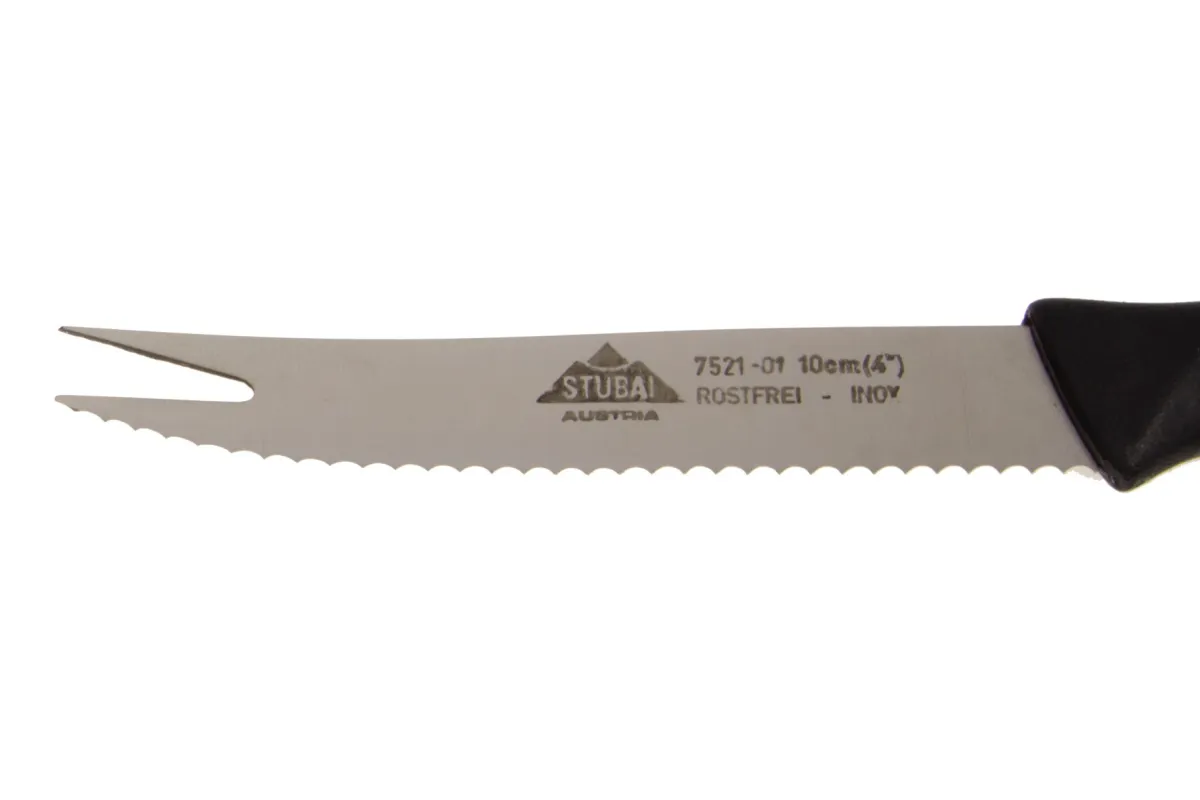 Coltello per pomodori seghettato n. 7521, 2 punte 7521 01 | Coltello da cucina | Stubai