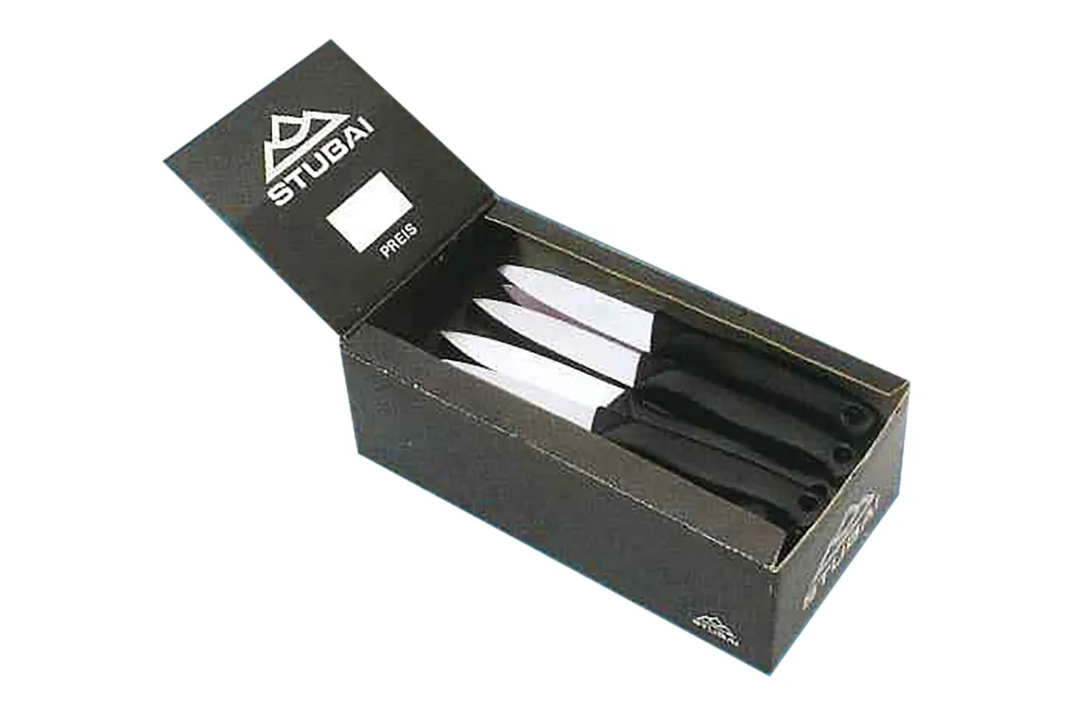 N. 7520 Scatola di vendita con coltello per verdure 752002, 30 pezzi. 7520 32 | Coltello da cucina | Stubai