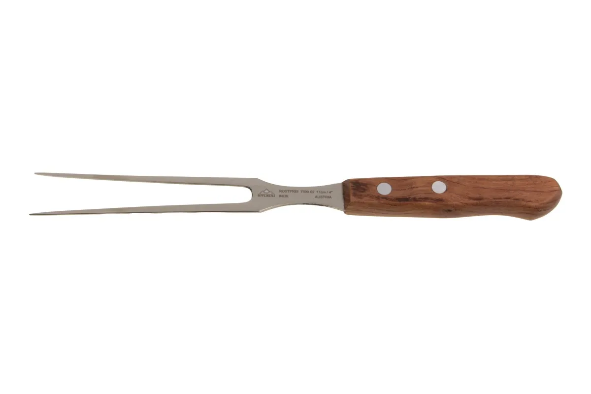 Forchetta da portata n. 7500 con manico in legno pregiato 7500 02 | Coltello da cucina | Stubai