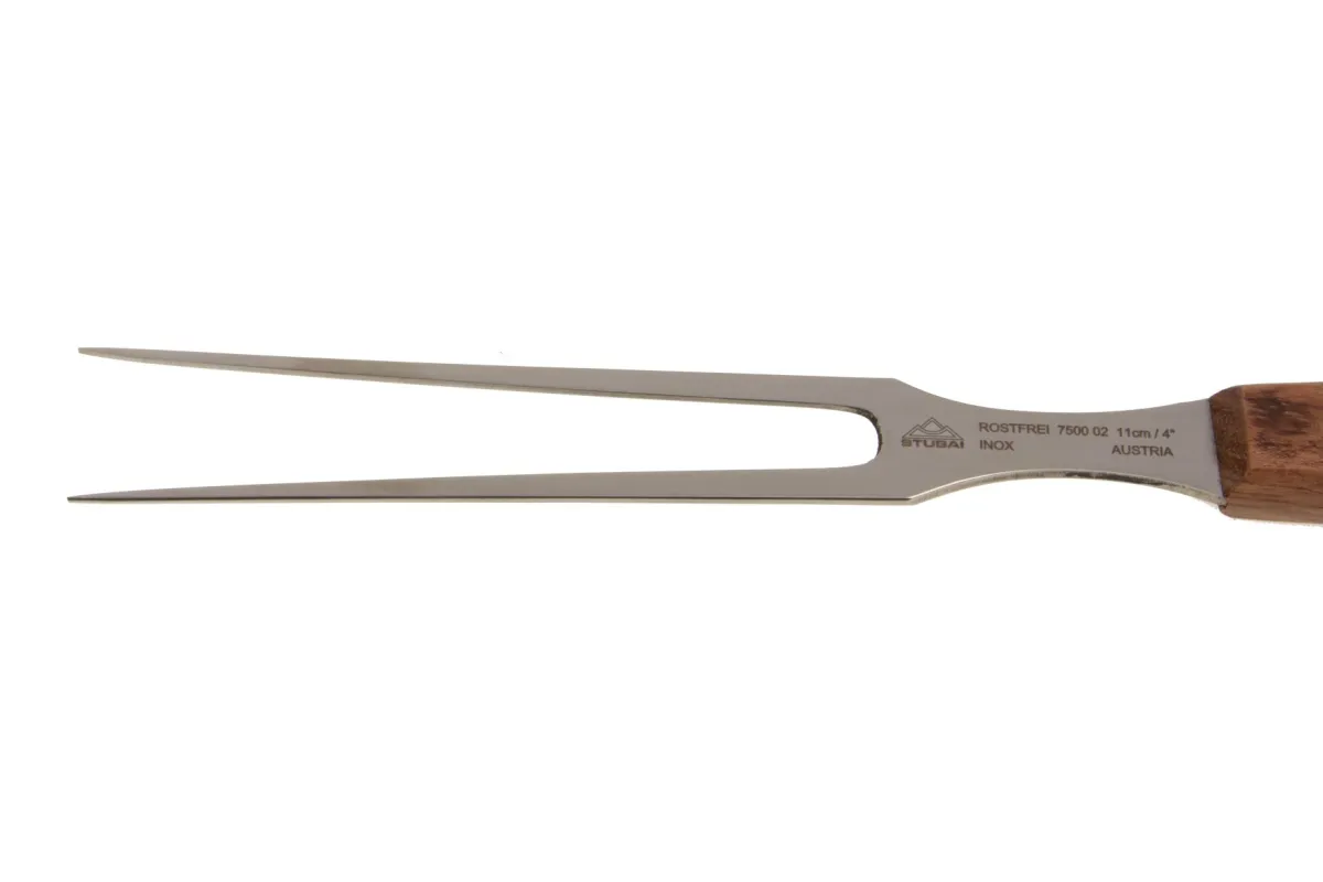 Forchetta da portata n. 7500 con manico in legno pregiato 7500 02 | Coltello da cucina | Stubai