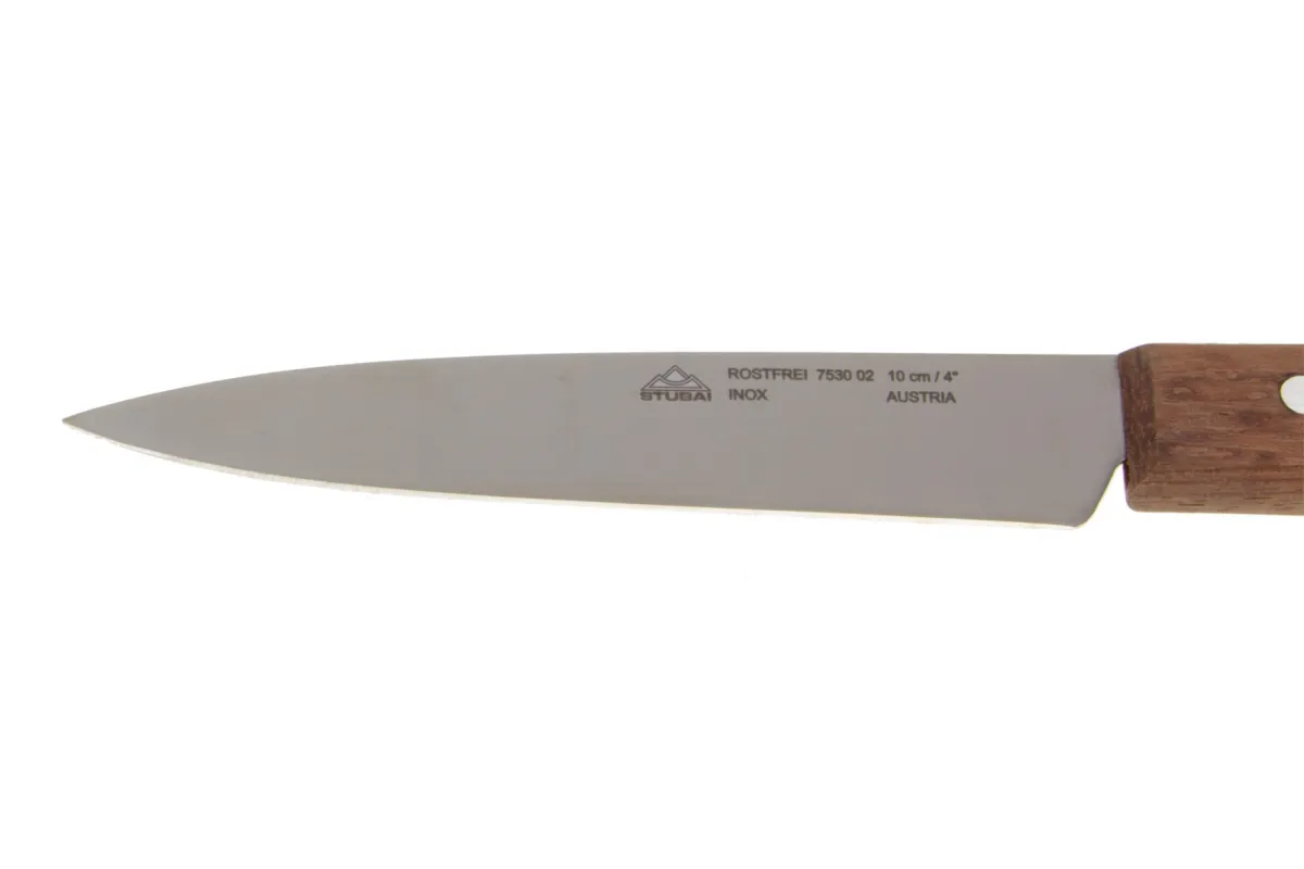 Coltello per verdure n. 7530 con manico in legno pregiato 7530 01 | Coltello da cucina | Stubai