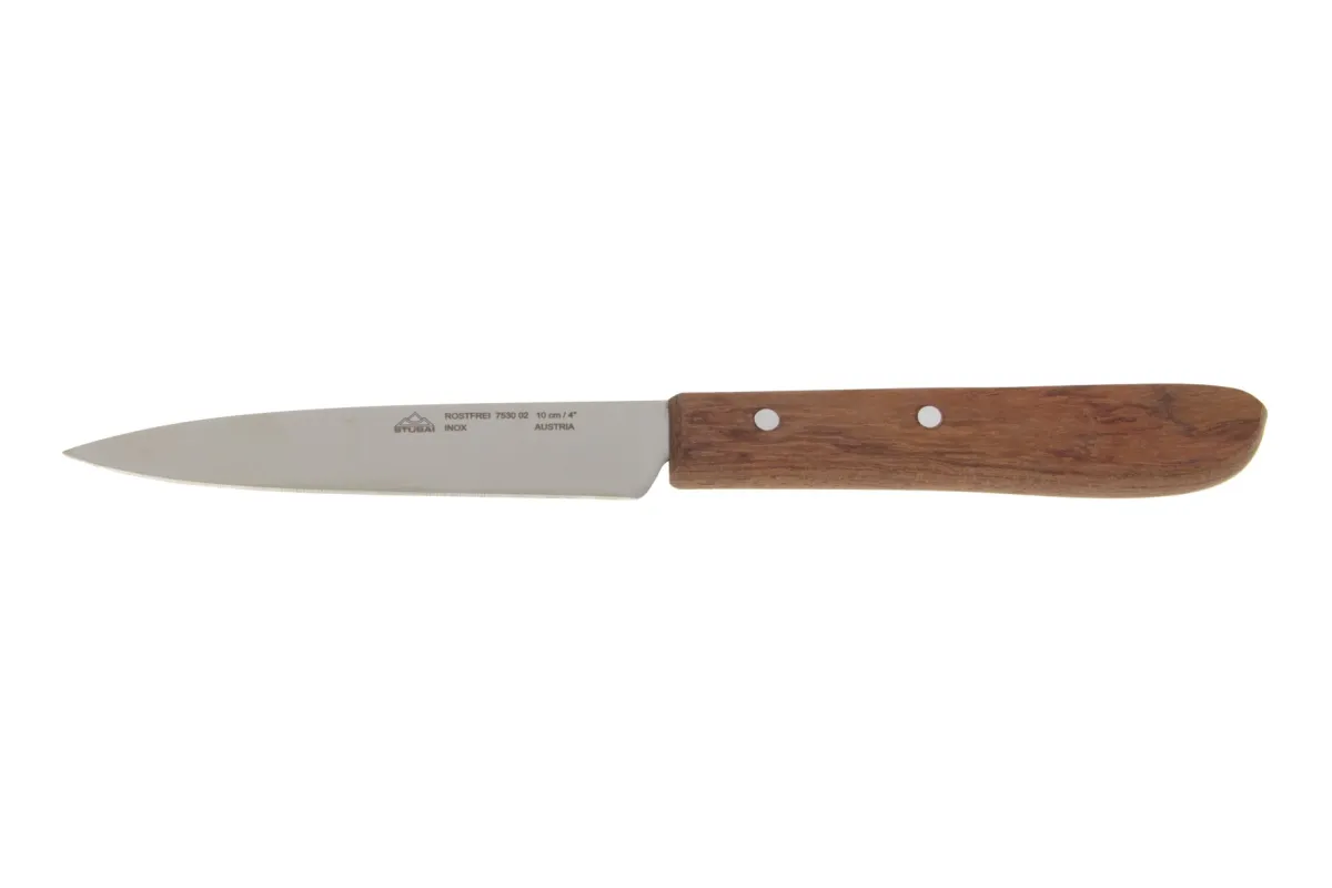 Coltello per verdure n. 7530 con manico in legno pregiato 7530 01 | Coltello da cucina | Stubai
