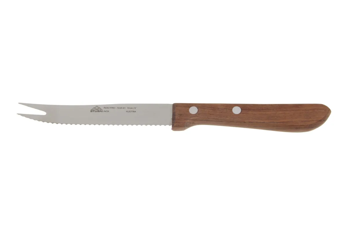 Coltello per verdure n. 7550 con manico in legno pregiato 7550 01 | Coltello da cucina | Stubai