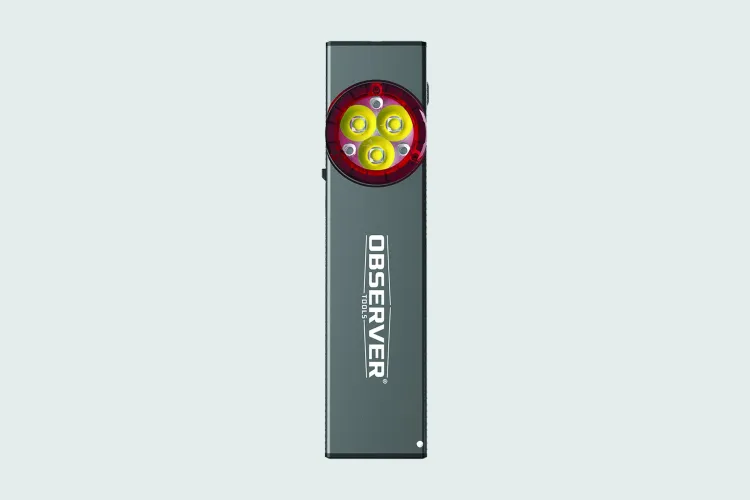 OBS-PL1 Lampada a penna ricaricabile a doppia luce - Potente | Observer Tools