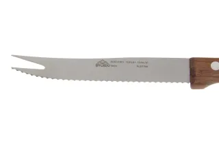 Coltello per verdure n. 7550 con manico in legno pregiato 7550 01 | Coltello da cucina | Stubai