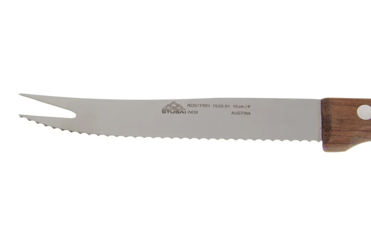 Coltello per verdure n. 7550 con manico in legno pregiato 7550 01 | Coltello da cucina | Stubai