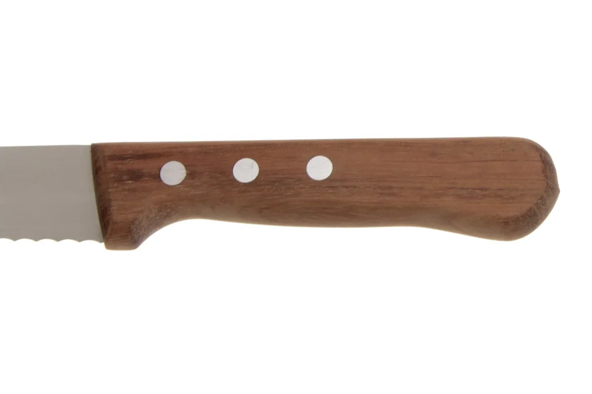 No. 7610 Couteau de cuisine avec coupe en vague avec manche en bois précieux 7610 03 | Couteau de cuisine | Stubai