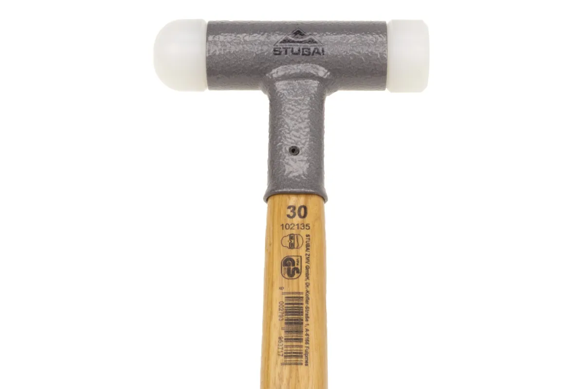 Maillet anti rebond, bords plats et arrondis 1021 45 | Marteaux | Stubai