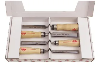 Special wood chisel set, Swedish shape, 4 pieces 3531 04 | Chisel | Stubai