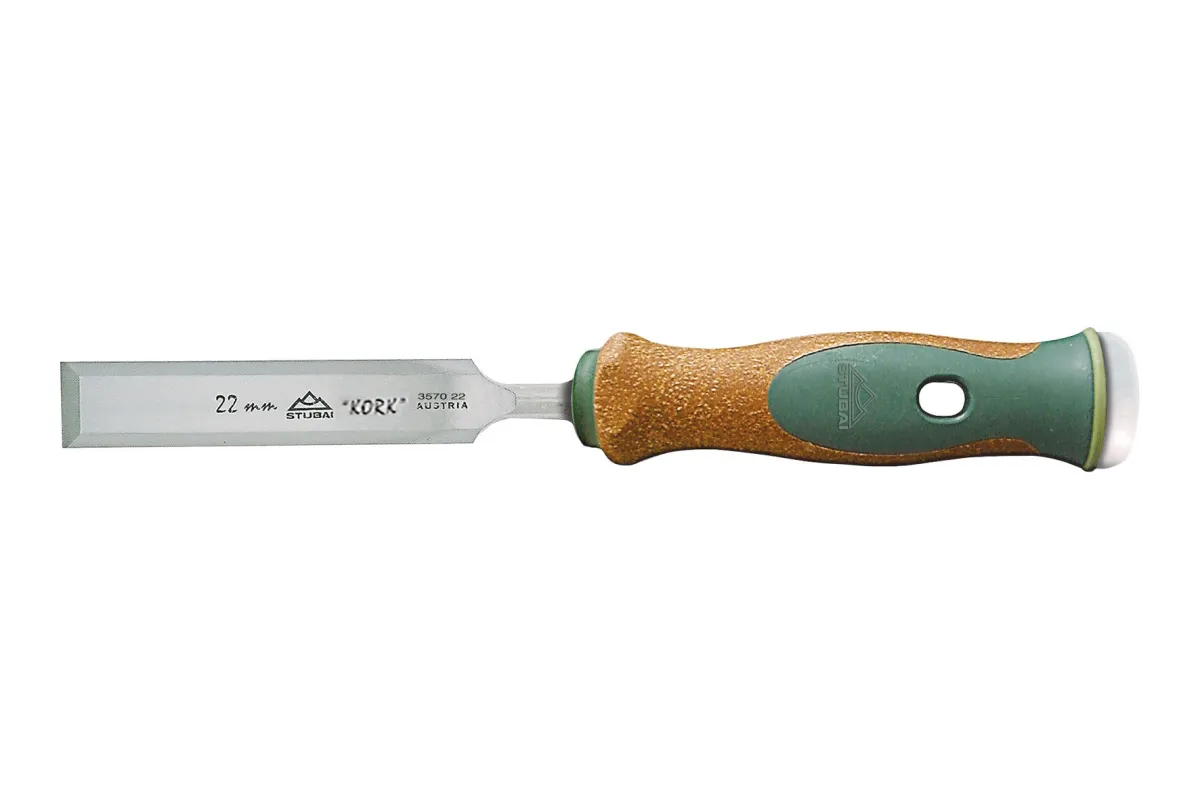 Professional wood chisel, Swedish style with cork handle 3570 06 | Chisel | Stubai