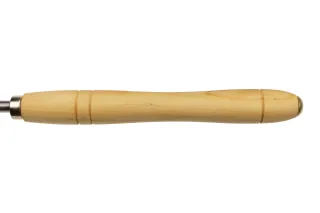 Gouge à broche "forme anglaise" 7006 08 | Outil de tournage HSS avec manche en bois d’aulne | Stubai