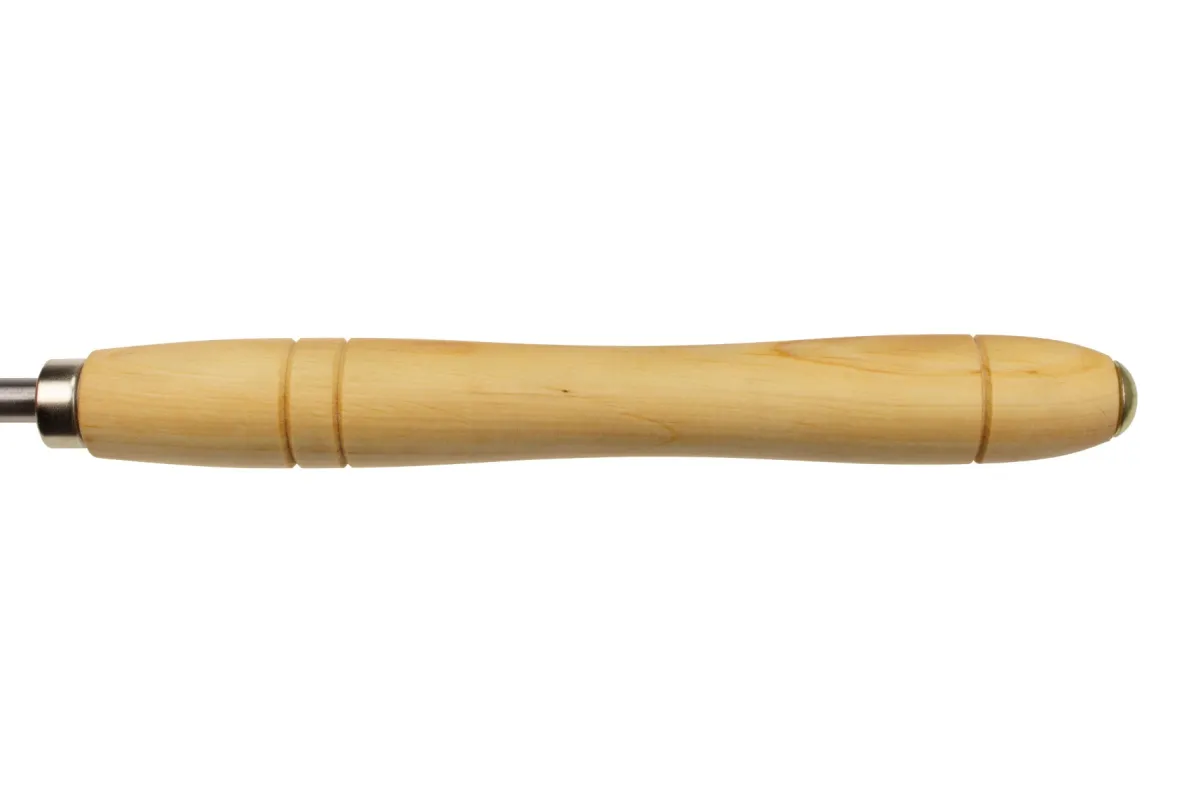 Gouge à broche "forme anglaise" 7006 08 | Outil de tournage HSS avec manche en bois d’aulne | Stubai