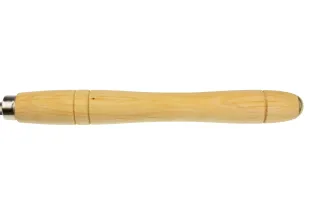 Oval-shaped oblique-shaped turner's chisel 7028 25 | HSS turning tool with alder wood handle | Stubai