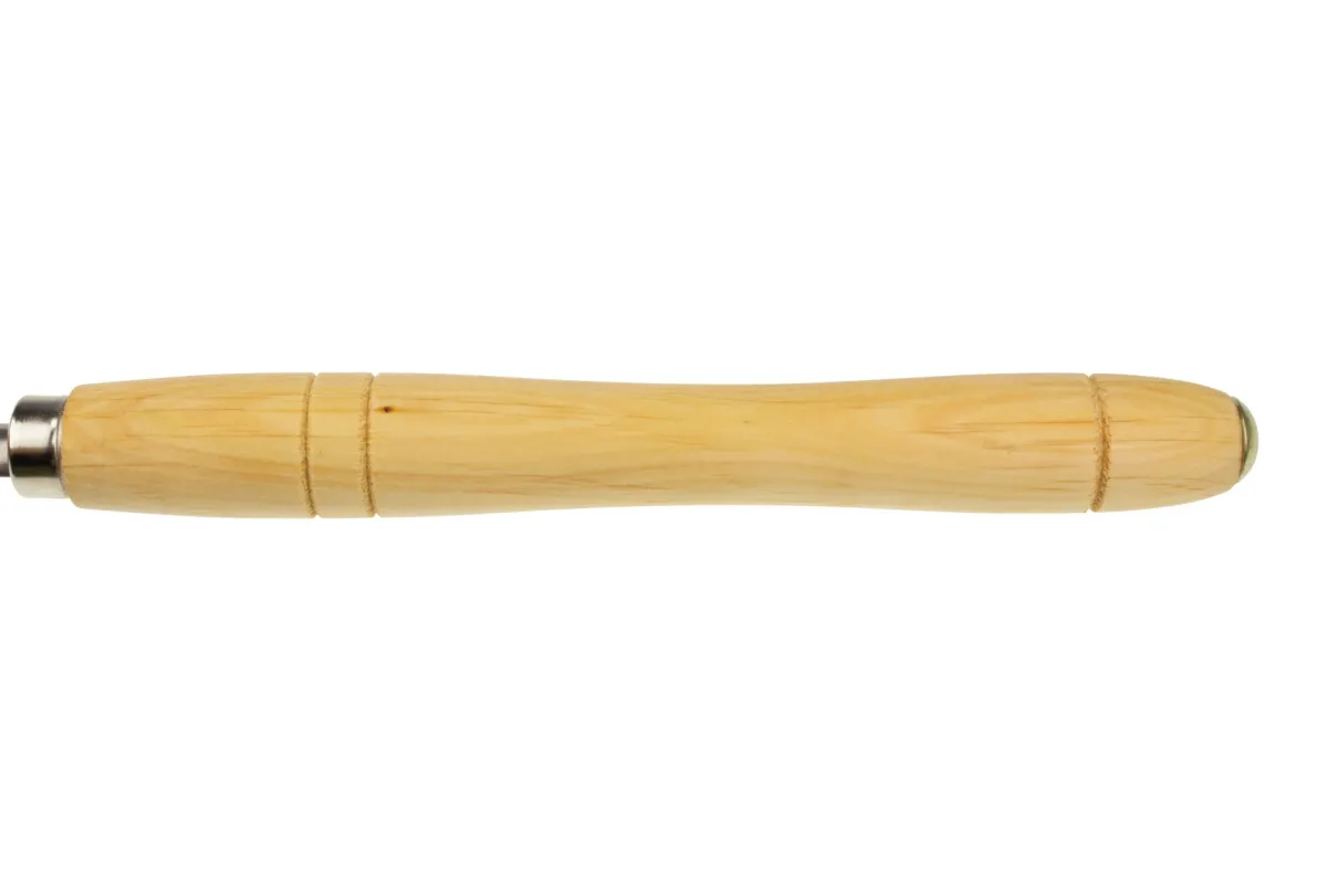 Oval-shaped oblique-shaped turner's chisel 7028 25 | HSS turning tool with alder wood handle | Stubai