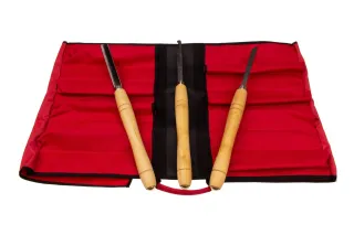 Set des outils de tournage sur bois, 3 pcs. "Startup Set" S7000 01 | Jeux d'outils de tournage en HSS | Stubai