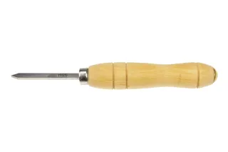 Ciseau plat, micro pointu 7085 02 | Micro-outils de tournage HSS avec manches en bois d’aulne | Stubai