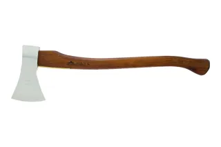 Ascia in stile renano con protezione in ottone per l'impugnatura. 6718 04NRM | Attrezzi con manici in legno | Stubai